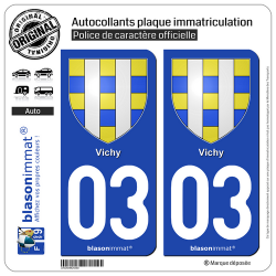 Autocollants Département 38-2 Style Plaque Immatriculation - Vinyle Haute Qualité, Modèle 2018