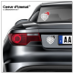 Sticker autocollant Coeur J'aime Bretagne - Blason sur véhicule