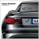 Sticker autocollant Coeur J'aime Ile-de-France - Blason sur véhicule