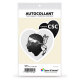 Stickers autocollant Coeur J'aime Corsica CSC - Blason (noir)