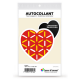 Sticker autocollant Coeur J'aime Languedoc-Roussillon - Drapé
