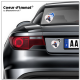 Sticker autocollant Coeur J'aime Motard à Bord - Mario sur véhicule